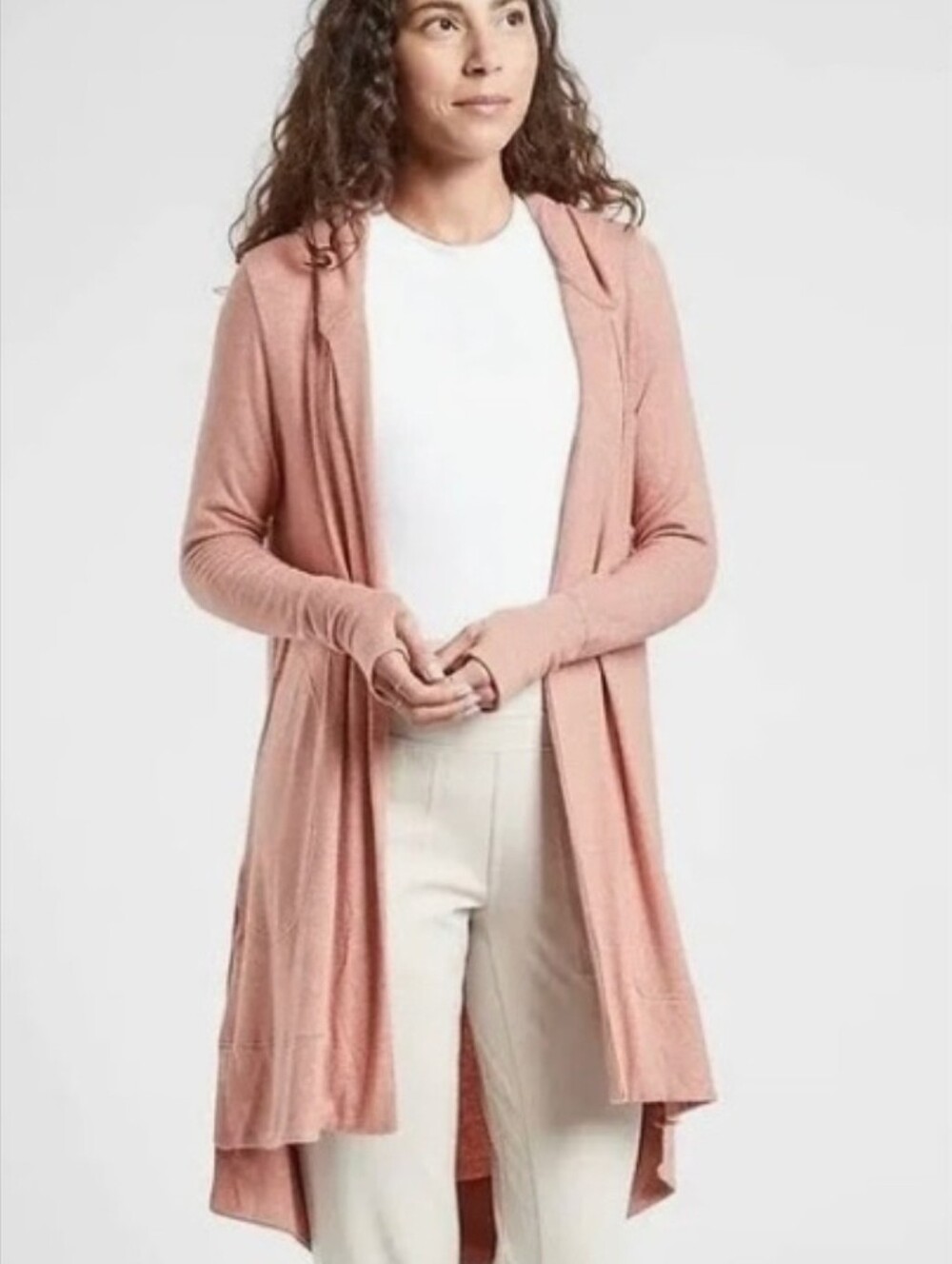 Athleta Harmony Wrap In Palermo Pink Heather Sz M